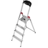 Image de Escabeau sécurisé Pliable en Aluminium 4 marches Ultra léger Hailo L60