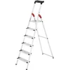 Image de Escabeau sécurisé Pliable en Aluminium 6 marches Ultra léger Hailo L60