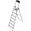 Image de Escabeau sécurisé Pliable en Aluminium 7 marches Ultra léger Hailo L60