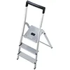 Image de Escabeau Domestique Pliable en Aluminium 3 marches Ultra léger Hailo L40