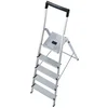 Image de Escabeau Domestique Pliable en Aluminium 5 marches Ultra léger Hailo L40