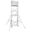 Image de Echafaudage roulant pliable 4,5m/6,5m en aluminium Hailo HobbyStep H7