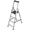 Image de Escabeau Aluminium Professionnel Hailo - 5 marches - Hauteur de Travail 3,10 m