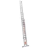 Image de Echelle coulissante à Corde Professionnelle 3 Plans 3x12 échelons 8m/8,4m en alu Hailo Trio
