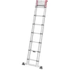 Image de Echelle télescopique Pliable 9 échelons 2,6m/3,4m en Aluminium Hailo Flexline