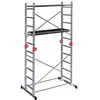 Image de Echafaudage pliable 4 en 1 multifonction 1,8m/3,8m en aluminium Hailo Combi First