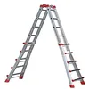 Image de Echelle Pliable Multifonction télescopique 4x5 échelons 4,8m/5,7m Hailo ProfiStep Multi