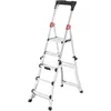 Image de Escabeau Professionnel télescopique 3m adapté aux escaliers Hailo TL100