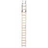 Image de Echelle Plate de Toit en Bois pour Couvreur avec Crochet de Toit 4m Hailo Safety Roof