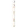 Image de Echelle Plate de Toit en Bois pour Couvreur avec Crochet de Toit 5m Hailo Safety Roof
