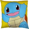Image de Coussin double face - Carré - POKEMON - Pikachu et Carapuce - Microfibre - 40 x 40 cm