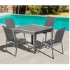 Image de Pratik Garden - Table extensible Saint-Tropez Polywood grise - 90/180x90x73 cm OS