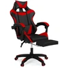 Image de Idomya - Fauteuil de bureau spécial gaming noir/rouge - 63x62x124 cm OS