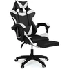 Image de Idomya - Fauteuil de bureau spécial gaming noir/blanc - 63x62x124 cm OS