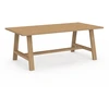 Image de Idomya - Table basse Gustave effet chevron bois - 110x55x40 cm OS