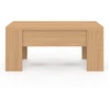 Image de Idomya - Table basse Albane avec plateau relevable et dépliant bois - 100x50x45 cm OS
