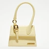 Image de Jacquemus - Mini sac à main en Cuir Le Chiquito Moyen jaune - 13.5x18x5 cm OS