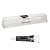 Image de 5 inserts bûche de Noël + Stylo glaçage noir