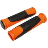 Image de NEWTON Poignee VTT bi-Matiere Orange-Noir l130mm (Paire)