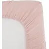 Image de Drap housse lange - DOMIVA - 60x120 cm - Vieux rose - Gaze de coton