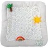 Image de Tapis dactivités safari pour bébé Beige 100x100 cm