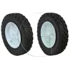 Image de Roue de tondeuse UNIVERSELLE-diametre 203mm - Moyeu central