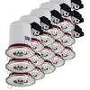 Image de Lot de 15 Support de spot BBC Etanche IP65 Inox 87mm avec douille GU10 automatique ref. 830