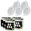 Image de LampesEcoEnergie 5 SPOTS LED DIMMABLE SANS VARIATEUR 7W eq.56w BLANC NEUTRE FINITION BLANC