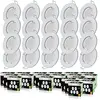 Image de LampesEcoEnergie 20 SPOTS LED DIMMABLE SANS VARIATEUR 7W eq.56w BLANC CHAUD FINITION BLANC