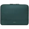 Image de MOBILIS Housse Ordinateur Portable 10"-12.5", Pochette Protection Tablette/iPad en Similicuir Déperlant avec Élastiques de Maintien, Intérieur en Doudou, Bleu Prusse