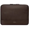 Image de MOBILIS Housse Ordinateur Portable 10"-12.5", Pochette Protection Tablette/iPad en Simili Cuir Déperlant avec Élastiques de Maintien, Intérieur en Doudou, Marron