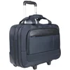 Image de MOBILIS Sacoche à roulettes PC 14-17", Mallette à roulettes, Sac Affaires/Voyage Court Séjour, Matière Déperlante, Bleu Marine