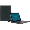 Image de MOBILIS Coque de Protection Folio Universelle avec Clavier Bluetooth français 9-11'", Housse Clavier AZERTY Compatible iOS, Windows, Android Noir