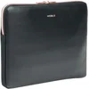 Image de MOBILIS Housse pour Ordinateur Portable 12.5"-14", Pochette en Similicuir Déperlant Compatible MacBook Air et MacBook Pro 13.3", Laptop Sleeve, Noir et Or Rose