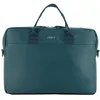 Image de MOBILIS Sacoche pour Ordinateur Portable 11-14", Sac à Bandoulière PC/Tablette, Compatible MacBook 13", Aspect Cuir, Bleu Prusse