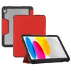 Image de MOBILIS Coque de Protection Ultra renforcée Dos Transparent et Coins amortissants pour iPad 11'' 2025 (11th gen) iPad 10.9'' (10th gen) Rouge