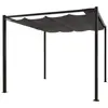 Image de CONCEPT USINE | Tonnelle Autoportante 3 x 4m Soit 12m² | Design TUSA Taupe | Structure en Acier Robuste | Toile Rétractable en Polyester 180g/m² | Confort Optimal | Idéal pour Terrasse, Jardin