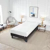 Image de BELLECOUR Ensemble Matelas et Sommier 90x200 cm 1 Place Paris - Matelas Mémoire de Forme 25 cm & Sommier en Bois Robuste & Confort Ferme Literie