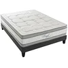 Image de HYPSOM | Ensemble Royal 5 * 160x200 cm | Matelas Mémoire de Forme + Sommier Bois