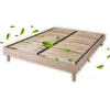 Image de Maison Aubertin Sommier 160x200 cm Bois, à Latte, 2 Personnes, Technologie Bi-Lattes avec 4 Zones de Confort, Structure Bois Massif Solide avec Pieds Inclus, Lit Ergonomique, Montage Facile