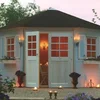Image de Solid Abri de jardin NANCY en bois 7,78 m², Toiture Shingle rouge