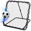 Image de Leogreen Filet de Rebond de Football 100 x 100 cm Ajustable Angle réglables rebondeur pour Football Rebondisseur Adolescents Pliable Cible Sardines de Fixation fournies