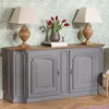 Image de Robin des bois - Elisabeth : Buffet 2 Portes Plateau en chêne Gris