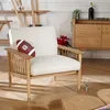 Image de Robin des bois - Albertine : Fauteuil en chêne et Lin Beige