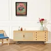 Image de Robin des bois - LALALA : Buffet Bas en chêne cannage et métal Noir Mat L 170 cm