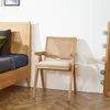 Image de Robin des bois - CAPORAL : Fauteuil en cannage et Lin Naturel Beige