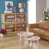 Image de Robin des bois - Jacqueline : Table Basse Ronde en chêne Teinte Claire