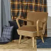 Image de Robin des bois - Sixty : Fauteuil en hévéa et Velours Camel