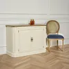 Image de Robin des bois - Daniel : Buffet Plateau en chêne 2 Portes Blanc