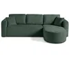 Image de Bestmobilier Miro - canapé d'angle réversible - 4 Places - Convertible avec Coffre - en Velours texturé